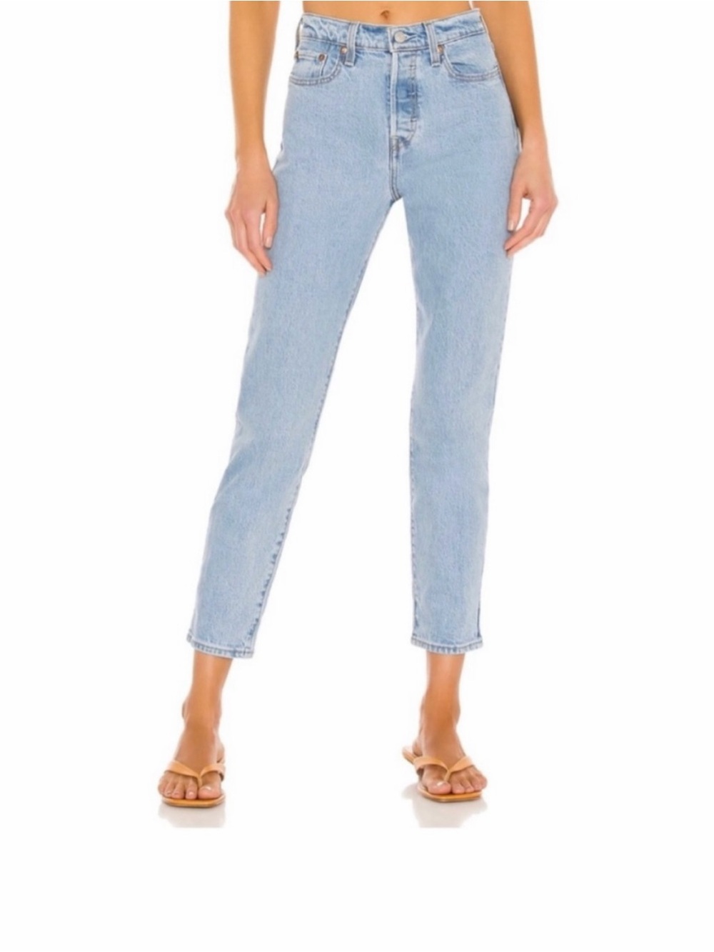 Levi’s Wedgie Icon in Tango Talks Clean Hem. $90 on Revolve website. 25” waist.